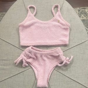 Playboy x yandy.com, Light pink two piece crop tank & undies